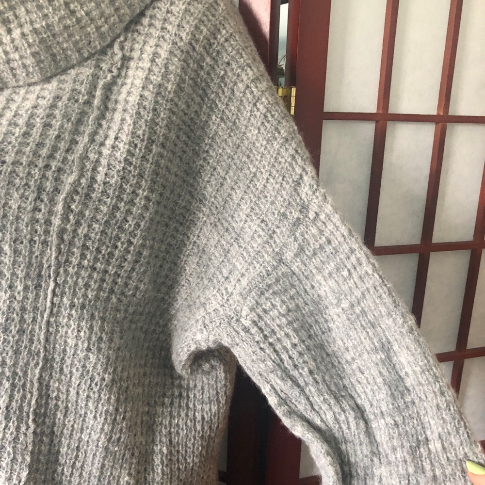Free People Slouchy Oversized Wool Cowl Neck Sweater - Picture 7 of 9